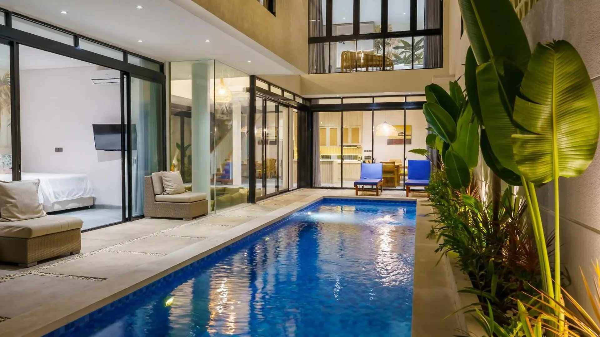 New 3 Bedroom Villa With Rooftop Central Seminyak Indonesia